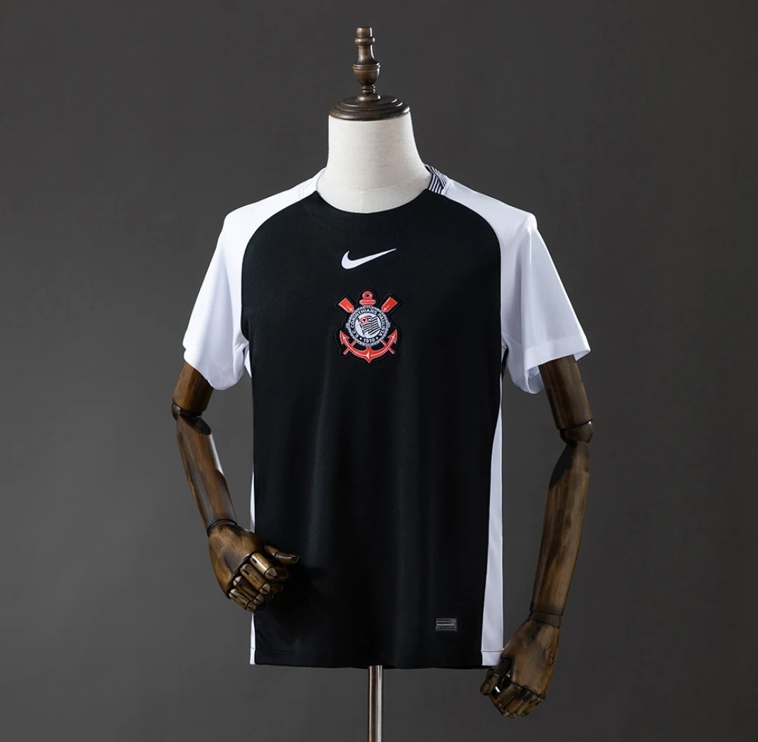 Camisa Corinthians - Preto/Branco — Corinthians